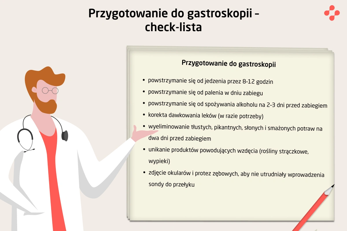 Jak przygotować się do gastroskopii
