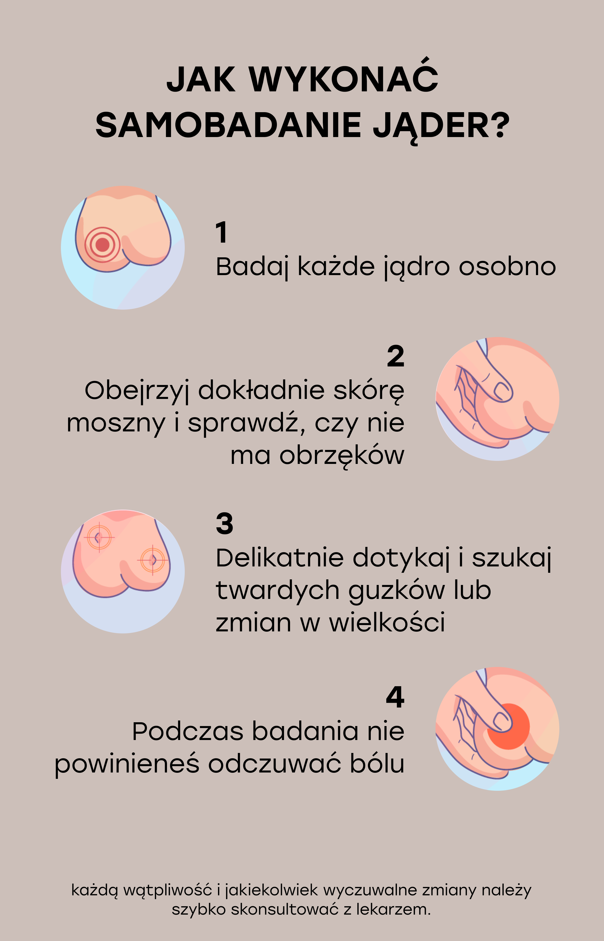 Jak wykonać samobadanie jąder krok po kroku