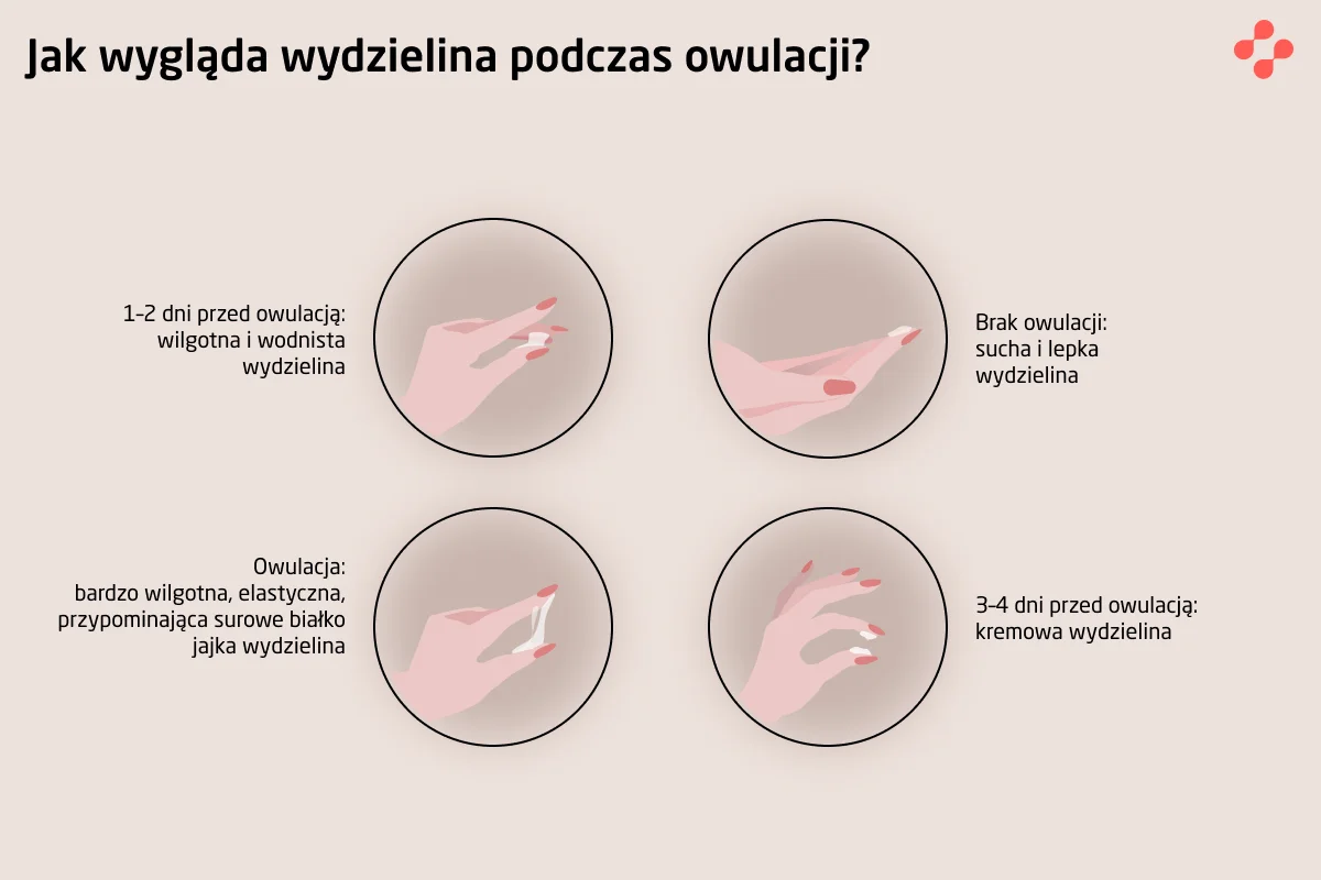 Wydzielina w trakcie owulacji